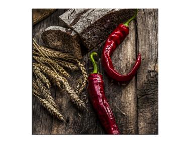 Zdjęcie: Obraz Glasspik 20x20 cm Gl170 Peppers2A
 STYLER