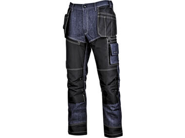 Zdjęcie: Spodnie jeansowe niebieskie ze wzmocnieniami, M, CE, LAHTI PRO
