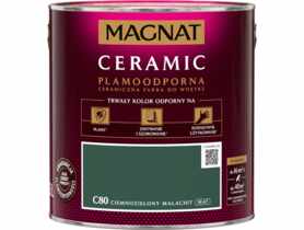 Farba plamoodporna cielmozielony malachit 2,5 L MAGNAT CERAMIC