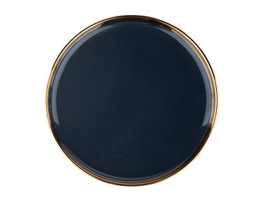 Zdjęcie: Talerz deserowy Aurora gold 20 cm ciemny granat ALTOMDESIGN