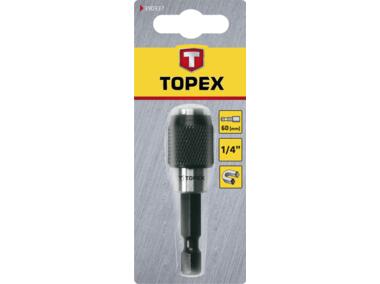 Zdjęcie: Uchwyt do końcówek, 1/4", 60 mm TOPEX