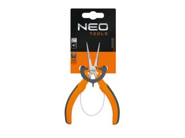 Zdjęcie: Szczypce precyzyjne wydłużone proste 130 mm NEO