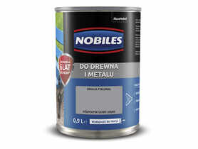 Farba ftalowa do drewna i metalu Ftalonal 0,9 L szary jasny NOBILES