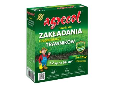 Zdjęcie: Nawóz granulowany do trawników zakładanie i regeneracja 1,2 kg AGRECOL