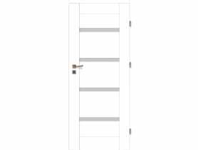 Drzwi wewnętrzne FF Prix 10, 70 cm prawe białe VOSTER