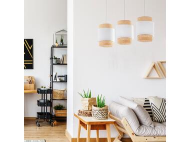 Zdjęcie: Lampa wisząca Boho white 3 x E27 listwa 6531 TK LIGHTING
