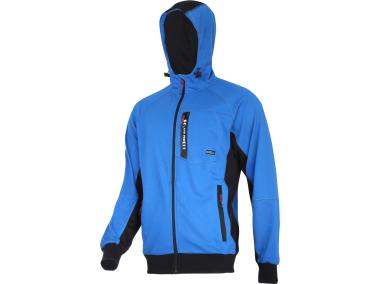 Zdjęcie: Bluza z kapturem i suwakiem niebiesko-czarna, XL, CE, LAHTI PRO