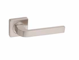 Klamka wewnętrzna Arco DH-95A szyld dzielony kwadratowy nikiel szczotkowany GAMET BASIC LINE