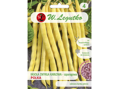 Zdjęcie: Fasola zwykła Polka żółta 30 g W. LEGUTKO