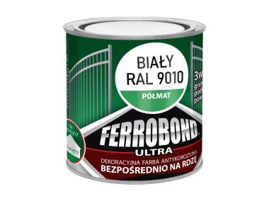 Zdjęcie: Farba antykorozyjna Ferrobond Ultra połysk biały 0,25L JURGA