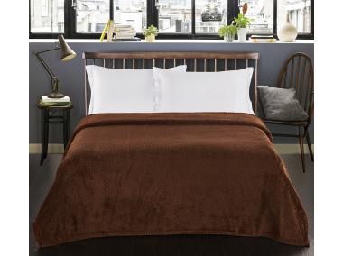 Zdjęcie: Koc Henry brownwn 70x150 cm DECOKING