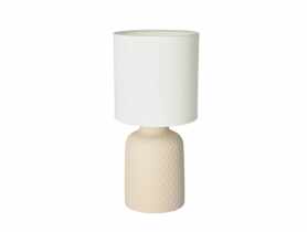Lampa stołowa beżowa ceramika nocna Iner CANDELLUX