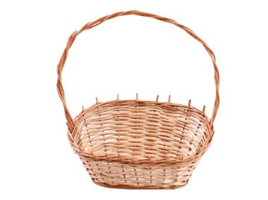 Zdjęcie: Kosz wiklinowy prezentowy 40x26x21/45 cm TIN TOURS