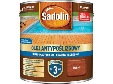 Zdjęcie: Olej antypoślizgowy impregnacyjny Mahoń 2,5L SADOLIN