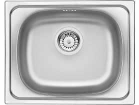 Zlewozmywak Techno dekor 1K B/O 500x400x150, 3,5" + osprzęt DEANTE