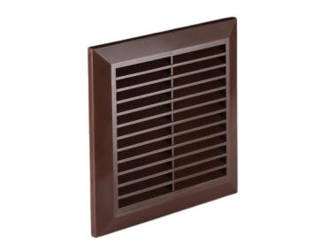 Zdjęcie: Kratka wentylacyjna 16x16 cm TUS.150 mm brąz AWENTA