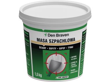 Zdjęcie: Masa szpachlowa biała 1,5 kg Acry-Fill DEN BRAVEN