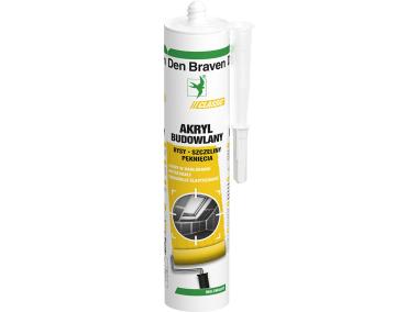 Akryl budowlany Acryl-1001 U biały 280 ml DEN BRAVEN