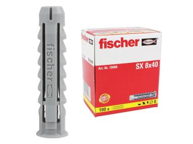Zdjęcie: Kołek rozporowy uniwersalny Sx 8x40 mm FISCHER