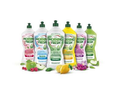 Zdjęcie: Płyn do mycia naczyń Raspberry & Apple 0,9 L MORNING FRESH