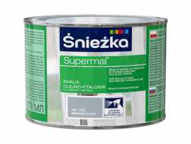 Emalia Supermal stalowy RAL7001 0,4L ŚNIEŻKA