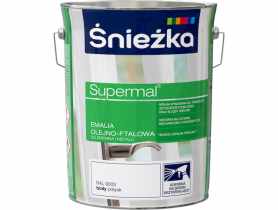 Emalia Supermal biały RAL9003 5L ŚNIEŻKA