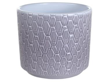 Zdjęcie: Osłonka doniczkowa Cylinder Pirelli 984 szary lazur 14 cm CERMAX