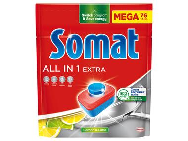 Zdjęcie: Tabletki do zmywarki All in One Extra 76 szt. SOMAT
