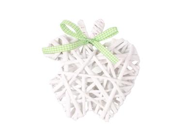 Zdjęcie: Zawieszka wiklinowa Jabłuszko 15x16x3,5 cm TIN TOURS