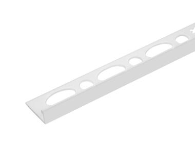 Profil do glazury PVC ozdobny 8 mm trójkąt 2,5 m biały CEZAR