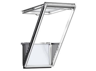 Balkon Cabrio GDL PK19 2066 malowane na biało VELUX