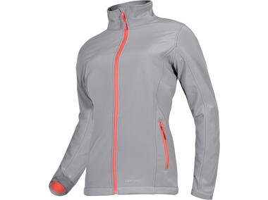Zdjęcie: Kurtka softshell szaro-pomarańczowa, damska, 2XL, CE, LAHTI PRO
