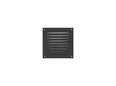 Osłona wentylacyjna ze stali 167x167mm z siatką grafit VENTS