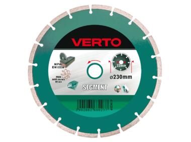 Zdjęcie: Tarcza diamentowa 230 x 22.2 mm, segmentowa VERTO