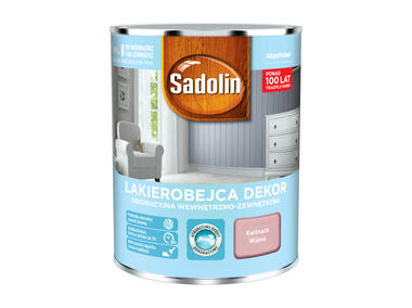 Zdjęcie: Lakierobejca do drewna Dekor 1 L kwitnąca wiśnia SADOLIN