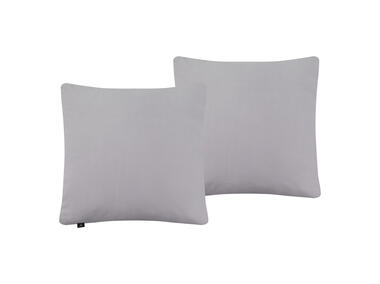 Zdjęcie: Poszewka z wypustką pierre srebrna 45x45cm CHIC HOME