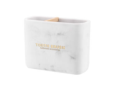 Zdjęcie: Kubek łazinkowy Marble biały ALSEA