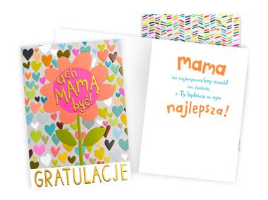 Zdjęcie: Karnet DKP-081 Gratulacje, mama KUKARTKA