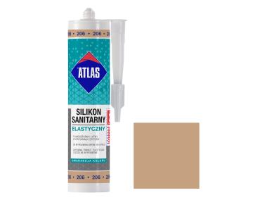 Zdjęcie: Silikon sanitarny elastyczny 206 cappuccio 280 ml ATLAS