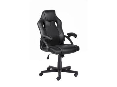 Zdjęcie: Fotel gamingowy Fastline czarny TS INTERIOR