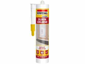 Silikon szklarski 280 ml bezbarwny SOUDAL