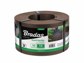 Obrzeże Wood Border 130 mm x 2,8 mm x 10 m, brązowy BRADAS