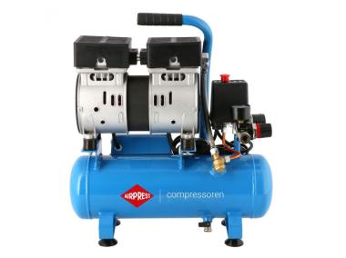 Zdjęcie: Kompresor bezolejowy dwutłokowy mały L 6-105 8 bar 0.6 KM/0.45 kW 48 l/min 6L cichy AIRPRESS