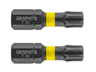 Zdjęcie: Bity udarowe TX30 x 25 mm- 2 szt. GRAPHITE
