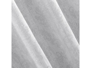 Zdjęcie: Zasłona Łucja 140x250 cm biało-srebrna na przelotkach EUROFIRANY