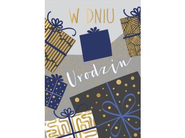 Zdjęcie: Karnet DK-1159 Urodziny męskie - wymienne cyfry, prezenty KUKARTKA