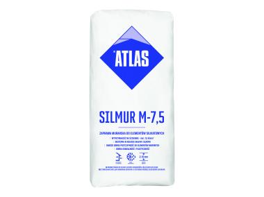 Zdjęcie: Zaprawa murarska do elementów silikatowych biała Silmur M7,5B - 25 kg ATLAS