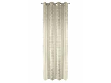 Zdjęcie: Firana Ines kremowa 140x250 cm na przelotkach EUROFIRANY