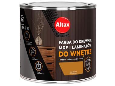 Farba do drewna,MDF i laminatów do wnętrz 0,4 L dąb ALTAX