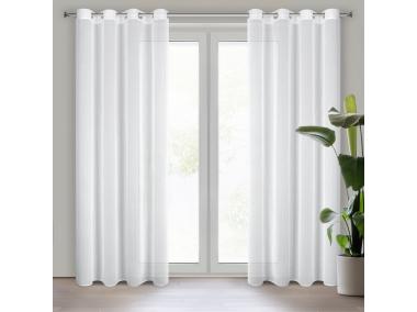 Zdjęcie: Firana gotowa Kalia140x260 cm biały EUROFIRANY